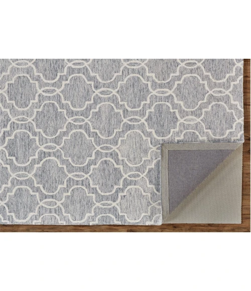Feizy BELFORT 8775F IN GRAY/IVORY 2' x 3' Sample Area Rug