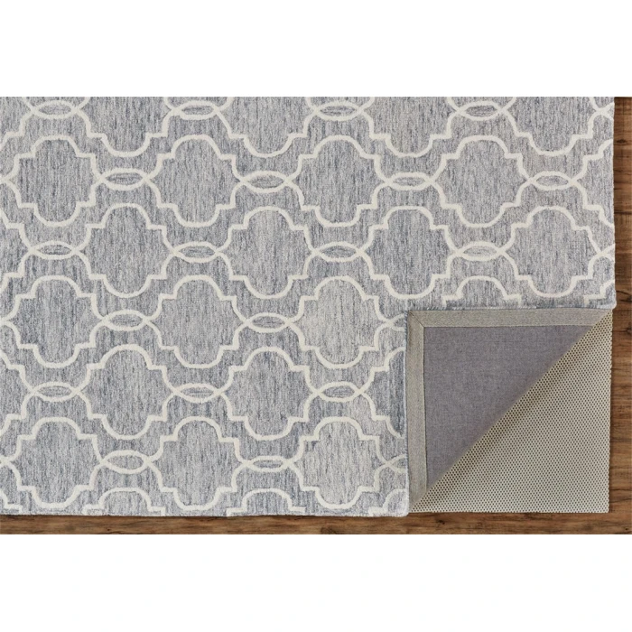 Feizy BELFORT 8775F IN GRAY/IVORY 2' x 3' Sample Area Rug