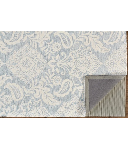 Feizy BELFORT 8776F IN BLUE/GRAY 5' x 8' Area Rug