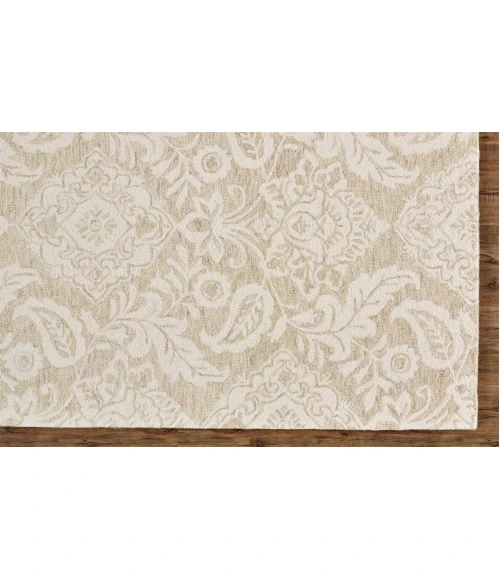 Feizy BELFORT 8776F IN TAUPE/IVORY 8' x 10' Area Rug