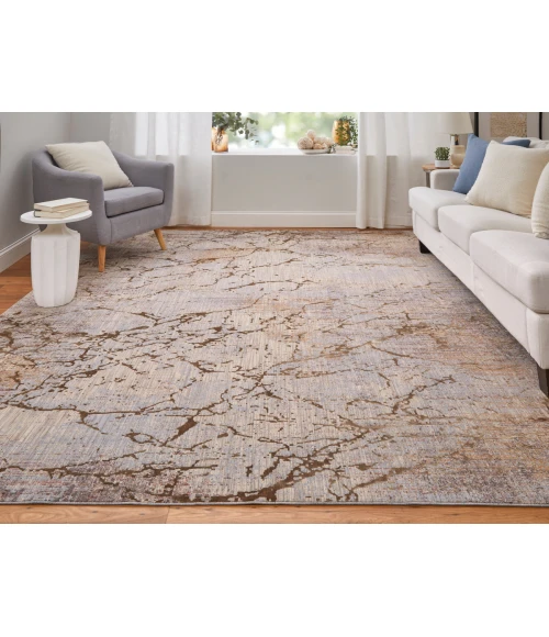 Feizy Pryor BROWN/MULTI PRY39NEF 2 ft. X 3 ft. Rectangle Rug