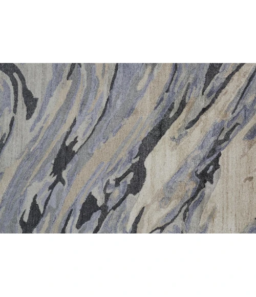 Feizy DRYDEN 8790F IN BLUE/GRAY 3' 6" x 5' 6" Area Rug