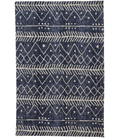 Feizy COLTON 8318F IN DENIM 2' x 3' Sample Area Rug