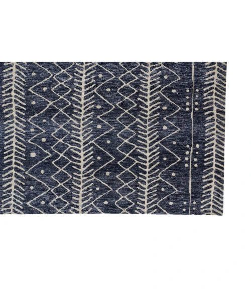 Feizy COLTON 8318F IN DENIM 2' x 3' Sample Area Rug