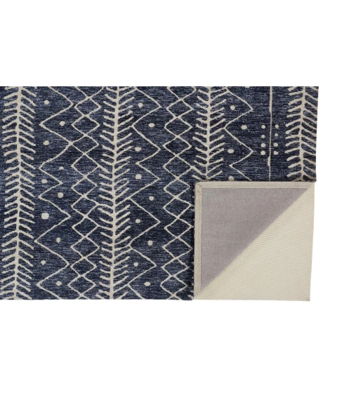 Feizy COLTON 8318F IN DENIM 2' x 3' Sample Area Rug