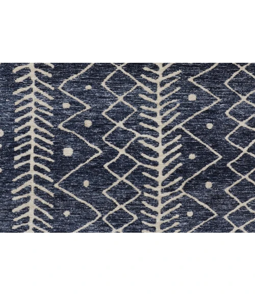 Feizy COLTON 8318F IN DENIM 2' x 3' Sample Area Rug