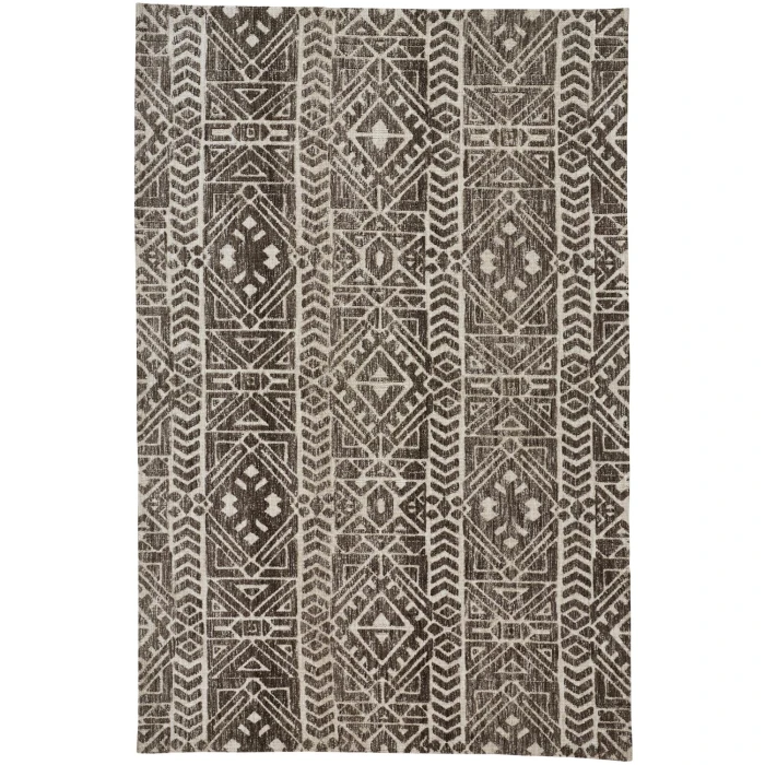 Feizy COLTON 8627F IN CHARCOAL 2' x 3' Sample Area Rug
