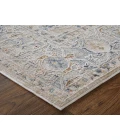 Feizy Pasha BEIGE/BLUE PAS39M5F 6 ft. 7 in. X 9 ft. 6 in. Rectangle Rug