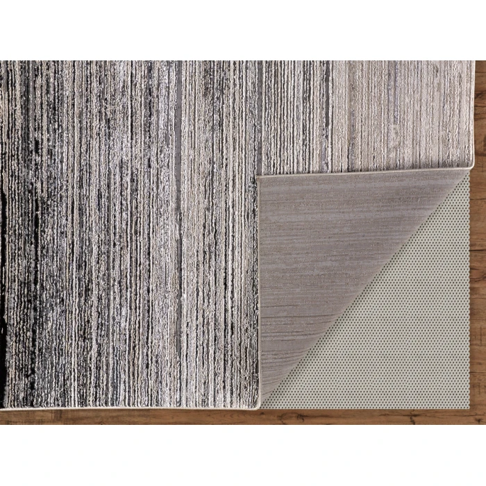 Feizy Micah BLACK/DARK GRAY 6943337F 8 ft. X 10 ft. Rectangle Rug