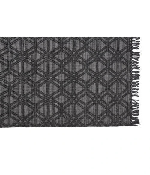 Feizy PHOENEX 0807F IN CHARCOAL 5' X 7' 6" Area Rug