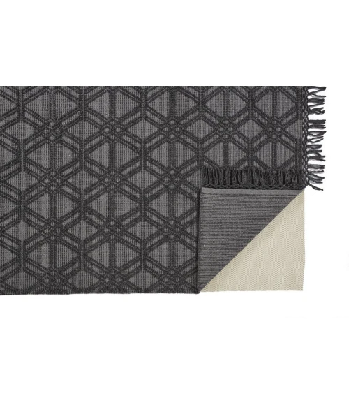 Feizy PHOENEX 0807F IN CHARCOAL 5' X 7' 6" Area Rug