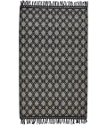 Feizy PHOENEX 0808F IN BLACK/IVORY 5' X 7' 6" Area Rug