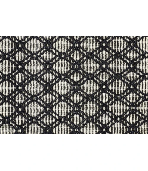 Feizy PHOENEX 0808F IN BLACK/IVORY 5' X 7' 6" Area Rug