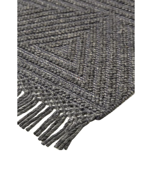 Feizy PHOENEX 0810F IN SLATE / GRAY 5' X 7' 6" Area Rug