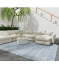 Feizy Limerick Blue/Gray T37T8022 3ft.6in. x 5ft.6in. Accent Rug Rug