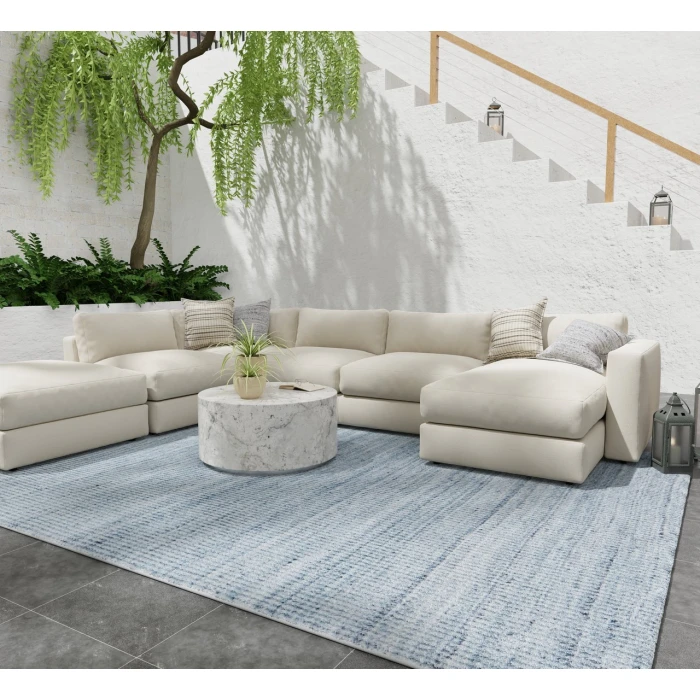 Feizy Limerick Blue/Gray T37T8022 9ft. x 12ft. Rect. Rug