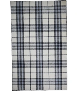 Feizy Crosby 0565F IVORY/CHARCOAL Area Rug 5 ft. X 8 ft. Rectangle