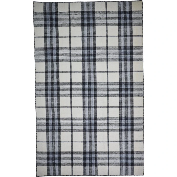 Feizy CROSBY 0565F IN IVORY/CHARCOAL 5' x 8' Area Rug