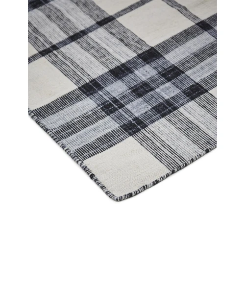 Feizy CROSBY 0565F IN IVORY/CHARCOAL 5' x 8' Area Rug