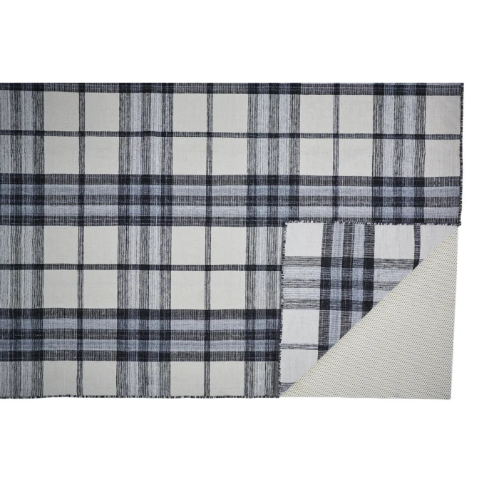 Feizy CROSBY 0565F IN IVORY/CHARCOAL 5' x 8' Area Rug
