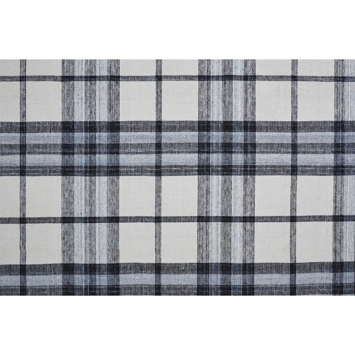 Feizy CROSBY 0565F IN IVORY/CHARCOAL 5' x 8' Area Rug