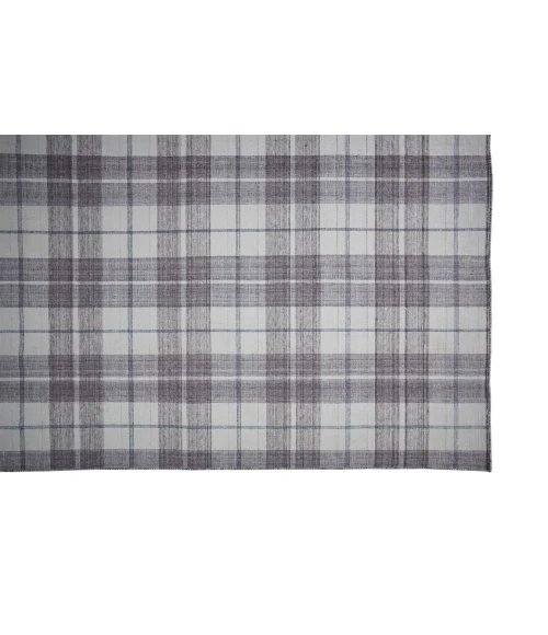 Feizy CROSBY 0566F IN IVORY/GRAY 3' 6" x 5' 6" Area Rug