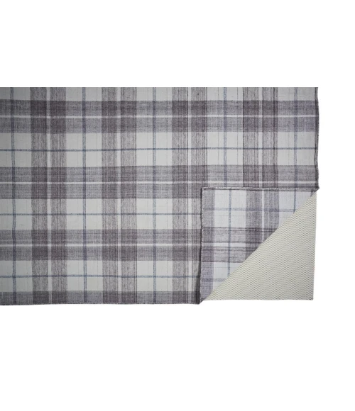 Feizy CROSBY 0566F IN IVORY/GRAY 3' 6" x 5' 6" Area Rug