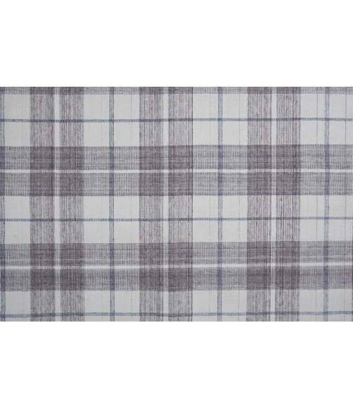 Feizy CROSBY 0566F IN IVORY/GRAY 3' 6" x 5' 6" Area Rug