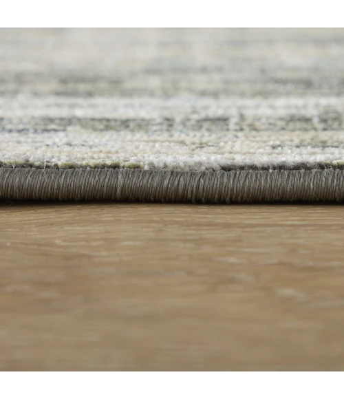 Feizy Augustine Black/Ivory/Green AUG39TUF 9ft. x 12ft. Rect. Rug