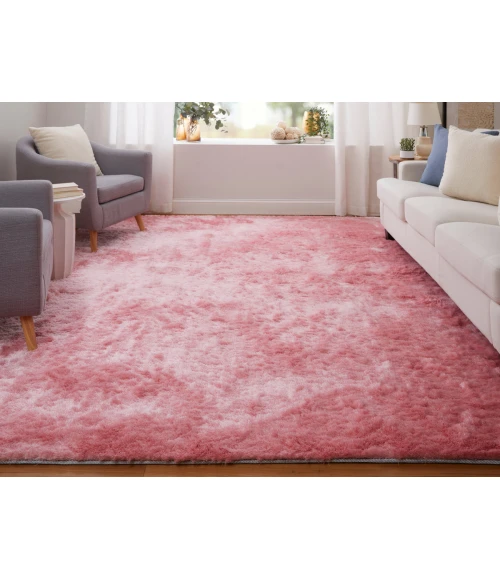 Feizy Indochine PINK 4944550F 8 ft. X 8 ft. Round Rug