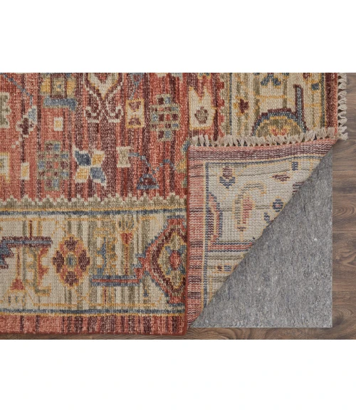 Feizy Fillmore RUST/BEIGE FIL69CKF 9 ft. X 12 ft. Rectangle Rug