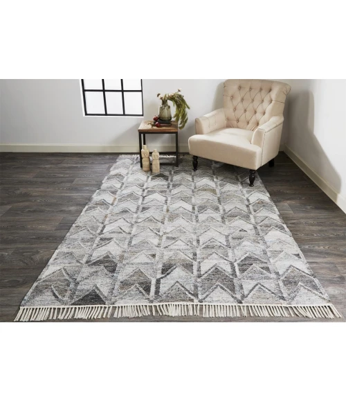 Feizy BECKETT 0813F IN GRAY 5' x 8' Area Rug