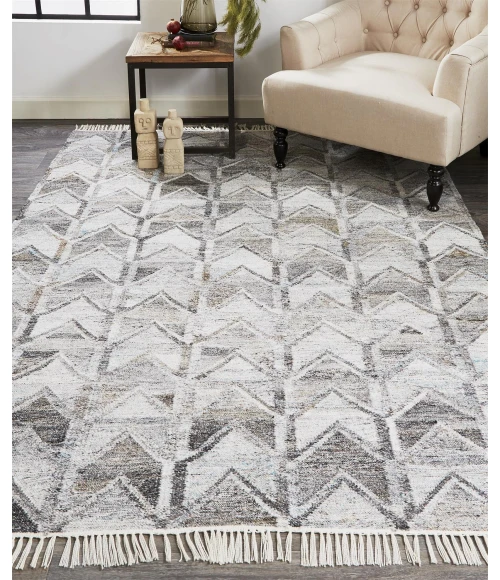 Feizy BECKETT 0813F IN GRAY 5' x 8' Area Rug