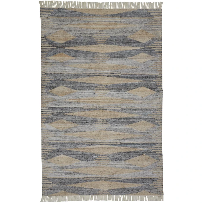 Feizy BECKETT 0815F IN GRAY/BEIGE 3' 6" x 5' 6" Area Rug