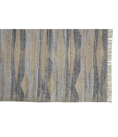 Feizy BECKETT 0815F IN GRAY/BEIGE 2' x 3' Sample Area Rug