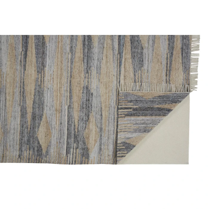 Feizy BECKETT 0815F IN GRAY/BEIGE 3' 6" x 5' 6" Area Rug