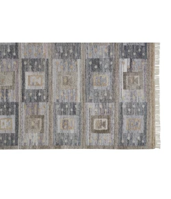 Feizy Beckett 0816F CHARCOAL/MULTI Area Rug 5 ft. X 8 ft. Rectangle