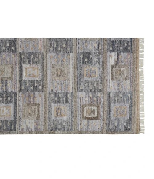 Feizy BECKETT 0816F IN CHARCOAL/MULTI 5' x 8' Area Rug