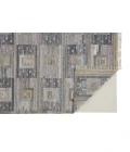 Feizy BECKETT 0816F IN CHARCOAL/MULTI 5' x 8' Area Rug