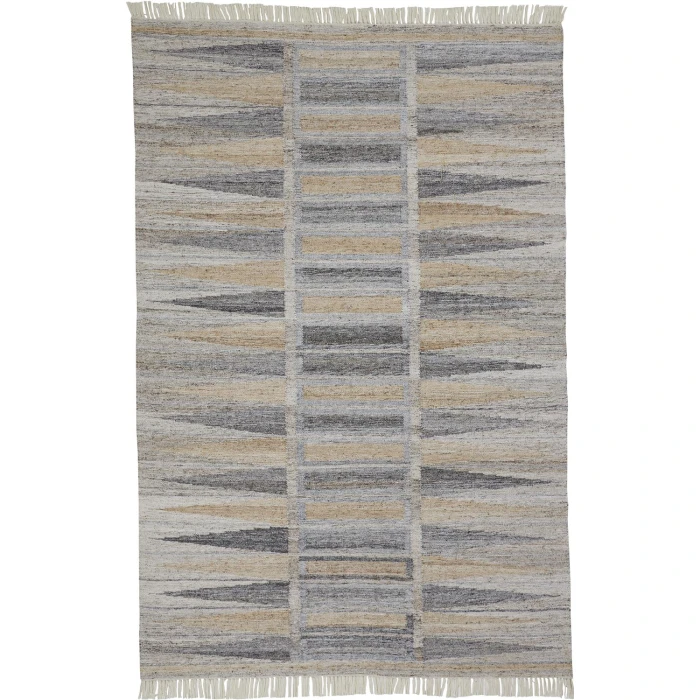 Feizy BECKETT 0817F IN GRAY/BEIGE 5' x 8' Area Rug