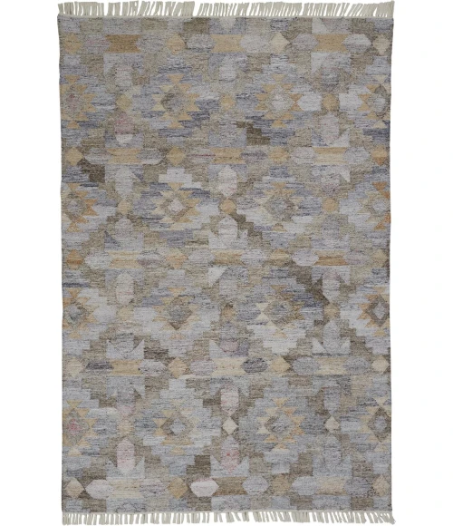 Feizy BECKETT 0818F IN GRAY/MULTI 5' x 8' Area Rug