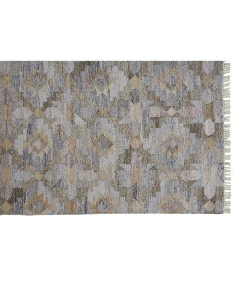 Feizy BECKETT 0818F IN GRAY/MULTI 5' x 8' Area Rug
