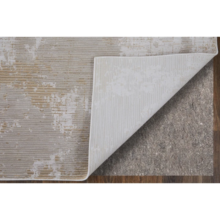 Feizy Sonora Gray/Ivory/Brown SNR39PLF 2 ft. 6 in. X 7 ft. 3 in. Rect. Rug