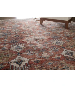Feizy Pearson Red/Tan/Blue PRS39SKF 2ft.6in. x 7ft.3in. Rect. Rug