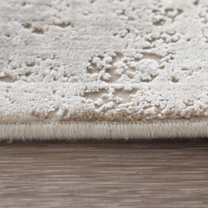 Feizy Cadiz Ivory/Gray/Gold 86639SZF 9ft.9in. x 13ft.2in. Rect. Rug