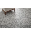 Feizy Belfort Gray/White 8698A27F 5 ft. X 8 ft. Rect. Rug