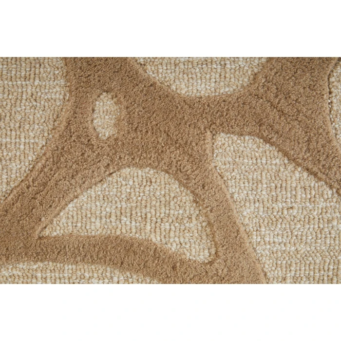 Feizy Kimball Ivory/Brown/Tan KIM8A32F 5ft. x 8ft. Rect. Rug