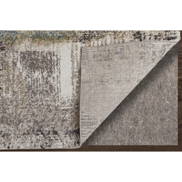 Feizy Skyview Gray/Taupe/Ivory SKV39Q9F 6 ft. 7 in. X 9 ft. 6 in. Rect. Rug