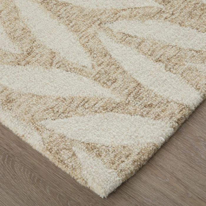 Feizy Wallace Tan/Ivory WAL8A37F 5 ft. X 8 ft. Rect. Rug