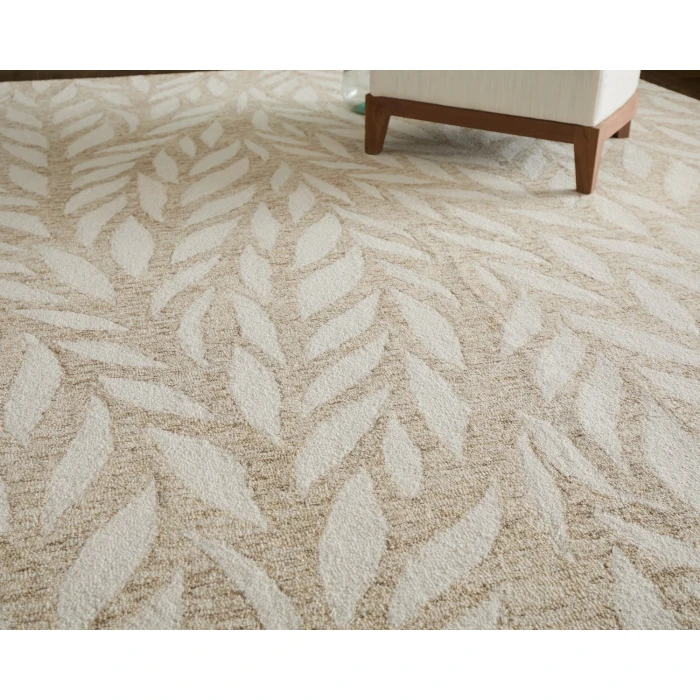 Feizy Wallace Tan/Ivory WAL8A37F 5 ft. X 8 ft. Rect. Rug